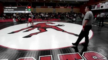 115 lbs Cons. Round 4 - Lam Nguyen, California (San Ramon) vs Jazlene Valdez, James Logan