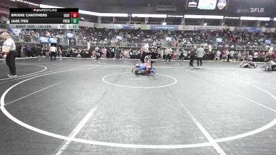 130 lbs Consolation - Brodie Carothers, East Kansas Eagles vs Jase Ites, Premier Wrestling Center