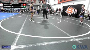 88 lbs Semifinal - Joshua Back, Raw Wrestling Club vs Rex McDonald, Team Tulsa Wrestling Club