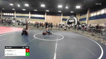 113 lbs Semifinal - Xamian Muñoz, Brawley Wr Ac vs Elias Briones, Poway Elite