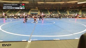 92 lbs Consi Of 32 #2 - Christopher Nemcovic, Morris Fitness vs John Weinlein, Wave Wrestling Club (TN)