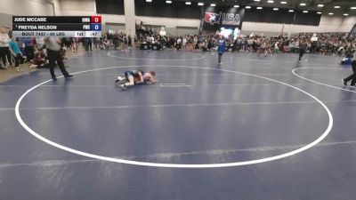 80 lbs Quarters - Freyda Nelson, Pinnacle Wrestling Club vs Jude McCabe, Iowa