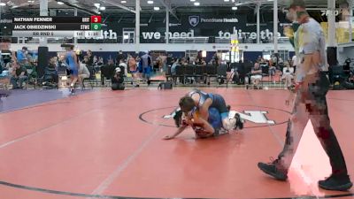 115 lbs Rr Rnd 5 - Nathan Fenner, Grit Mat Club - MS vs Jack Obiedzinski, Shore Thing WC - MS
