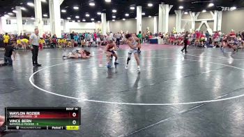 138 lbs Round 3 (10 Team) - Waylon Rozier, Camden Greasers vs Vince Bern, Naperville Phoenix