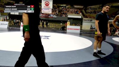 Junior Boys - 157 lbs Quarters - Nixon Haas, St. John Bosco High School Wrestling vs Angelo Adame, Matilda Torres High School Wrestling