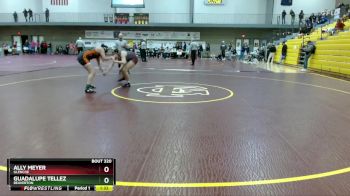 170 lbs 5th Place Match - Ally Meyer, Glencoe vs Guadalupe Tellez, Beaverton