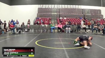 119 lbs Round 3 (8 Team) - Isaac Brown, Fort Hammers vs Drake Sheffield, Team 922