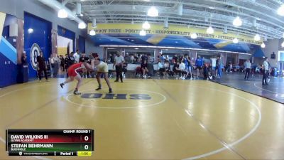 157 White Champ. Round 1 - Stefan Behrmann, Buchholz vs David Wilkins III, Glynn Academy