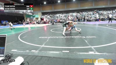 85 lbs Consi Of 16 #1 - Tyler Tuttle, POWA 9U vs Jacob Ozuna, Toppenish USA