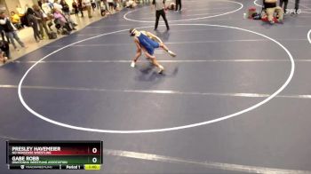 119 lbs Cons. Round 2 - Presley Havemeier, No Nonsense Wrestling vs Gabe Robb, Owatonna Wrestling Association