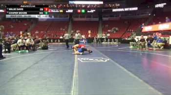 3A-285 lbs Cons. Round 2 - Willie Davis, Cedar Rapids Washington vs Cooper Moore, Bondurant-Farrar