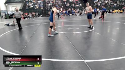 190 lbs Round 4 (16 Team) - Logan Willour, Norton Community vs Seth Erickson, York