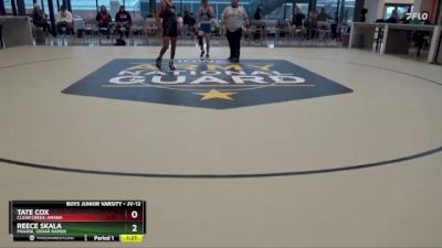 JV-12 lbs Round 1 - Tate Cox, Clear Creek-Amana vs Reece Skala, Prairie, Cedar Rapids
