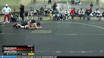 110 lbs Round 2 (6 Team) - Logan Christopher, Untouchables-Olympia vs Coehn Weber, Illinois Menace