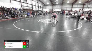 157 lbs Round 3 (8 Team) - Kaydon Fowkes, Millard vs Parker Streight, Uintah