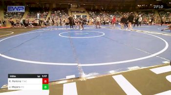 110 lbs Semifinal - Raeya Perkins, Team Tulsa Wrestling Club vs Jadyn Majors, Grove Takedown Club