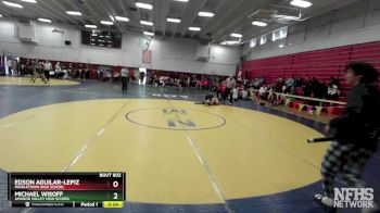 140 lbs Cons. Round 2 - Michael Wisoff, Amador Valley High School vs Edson Aguilar-Lepiz, Middletown High School