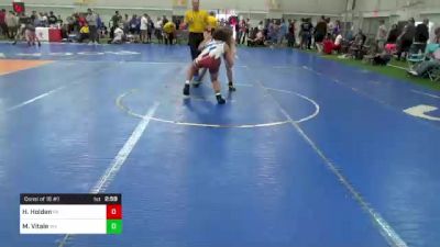 C-132 lbs Consi Of 16 #1 - Hayden Holden, PA vs Max Vitale, WV