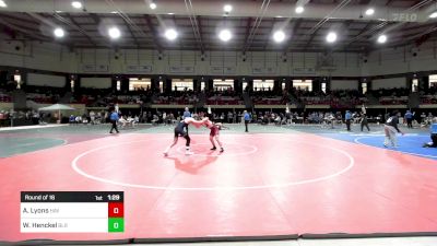 150 lbs Round Of 16 - Andrew Lyons, The Haverford School vs William Henckel, Blair Academy