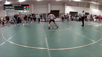 126 lbs 3rd Place Match - Juelz Melvin, Bull Island Grappling vs Griffin Keipe, Great Neck Wrestling Club