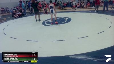 97 lbs Round 1 - Mason Crane, Crossroads Wrestling vs Boaz Whaley, Crossroads Wrestling