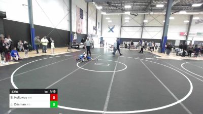 53 lbs Rr Rnd 2 - Bear Holloway, Mat Demon WC vs Jayden Crisman, All-Phase WC