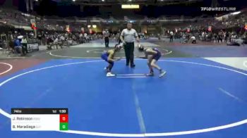 74 lbs Quarterfinal - Jeratt Robinson, 208 Spartans vs Benjamin Maradiaga, Elite Force