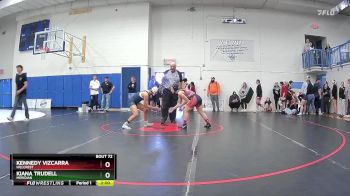 120 lbs Champ. Round 2 - Kiana Trudell, Meridian vs Kennedy Vizcarra, Hillcrest