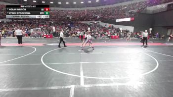 190 lbs Champ. Round 1 - Ayden Stockwell, Waupun Youth Wrestling vs Nolan Wilson, Reedsville Wrestling