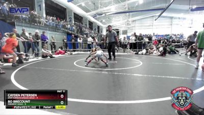 60 lbs Round 2 (4 Team) - Cayden Petersen, East Kansas Eagles Gold vs Bo Brecount, Midwest Gold