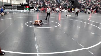 49 lbs 5th Place Match - Waylon Horning, Tri-State Grapplers vs Jackson Meyers, Overton