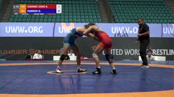 53 kg Semifinal - Dominique Parrish, USA vs Karla Godinez, CAN