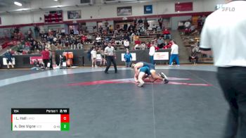 184 lbs Semifinal - Logan Hall, Lander vs Anthony Des Vigne, Central Oklahoma