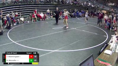 95 lbs Finals (8 Team) - Hadley Mazzulla, Nebraska Blue vs Tenley Hemmingsen, Team Iowa