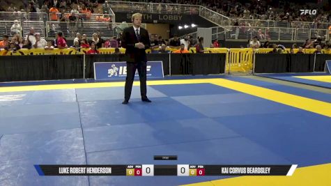 Luke Robert Henderson vs Kai Corvus Beardsley 2025 Pan Kids Jiu-Jitsu IBJJF Championship