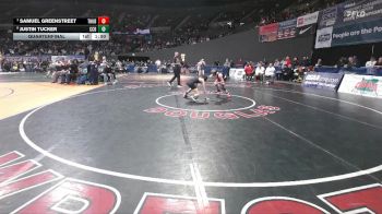 5A Boys 106 lbs Quarterfinal - Samuel Greenstreet, Thurston Boys vs Justin Tucker, Crook County Boys