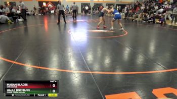 135 lbs Semifinal - Halle Bormann, Clear Creek-Amana vs Magan Blades, Urbandale