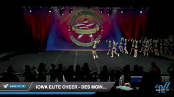 Iowa Elite Cheer - Des Moines - Undertakers [2022 L4 Senior Day 1] 2022 The American Heartland Council Bluffs Nationals DI/DII