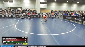 110 lbs Cons. Round 5 - Landon Rosenthal, NE vs Brady Slicker, PA