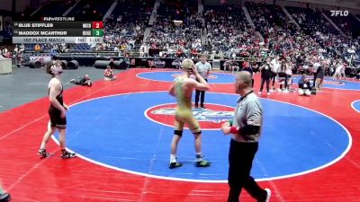 138-6A 1st Place Match - Maddox McArthur, Buford HS vs Blue Stiffler, Mill Creek