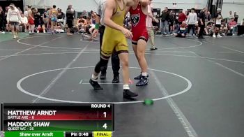 144 lbs Round 4 (8 Team) - Evan Petrovich, Quest WC vs Ben Spudic, Battle Axe