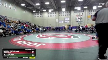 175 lbs Cons. Round 7 - Aiden Thompson, Brentwood vs Rj Samuels, Downers Grove South