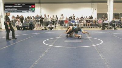 165 lbs Round Of 32 - Grayson Debevoise, OH vs Jacob McCord, NC