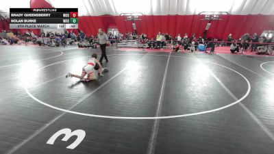 10U Boys - 93 lbs 5th Place Match - Brady Queensberry, Wisconsin vs Nolan Burke, Wisconsin