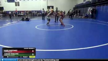 152 lbs Champ. Round 2 - Conor Manlove, Burns/Pine Bluffs vs Kade Martinez, Centaurus Hs