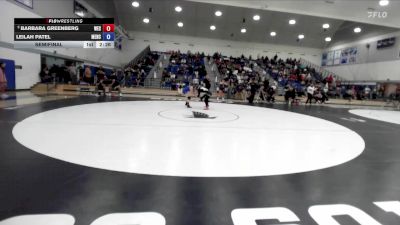 110 lbs Semifinal - Leilah Patel, Menlo College vs Barbara Greenberg, Westcliff University