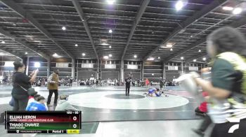 95 lbs Round 2 - Thiago Chavez, Unattached vs Elijah Heron, Aspire Higher USA Wrestling Club