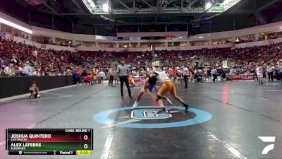 5A 285 lbs Cons. Round 1 - Alex Lefebre, Eldorado vs Joshua Quintero, Las Cruces