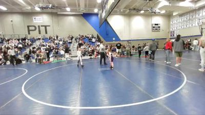 66 lbs Round 2 - Sage Waddoups, Box Elder Stingers vs Blakely Bertola, Duchesne