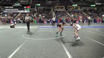 75 lbs Champ. Round 1 - Brooklynn White, Turner vs Ruby Gnad, Manhattan